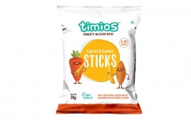 Timios Carrot & Cumin Sticks   Pack  30 grams